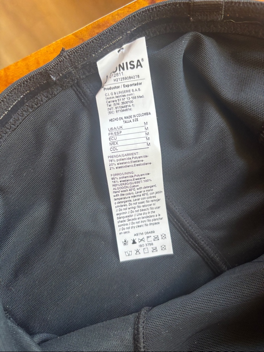 Leonisa High-Waist Shapewear Brief - Black - Picture 4 of 4